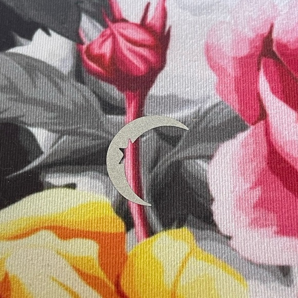 ZYIA ACTIVE FLORAL MESH HIGH RISE ATHLETIC LEGGINGS SZ 12 - Picture 6 of 10